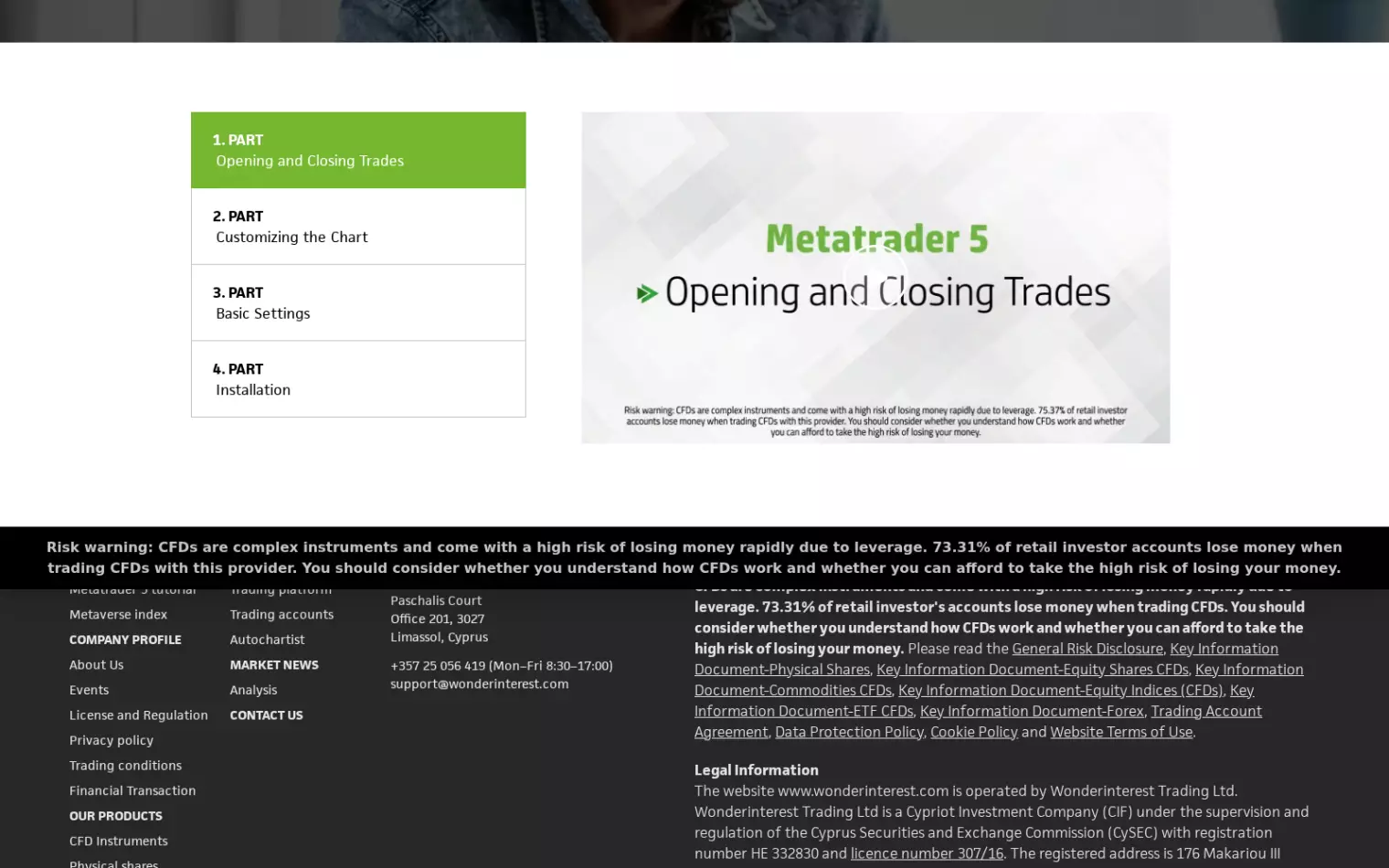 Wonderinterest – Piattaforma di trading