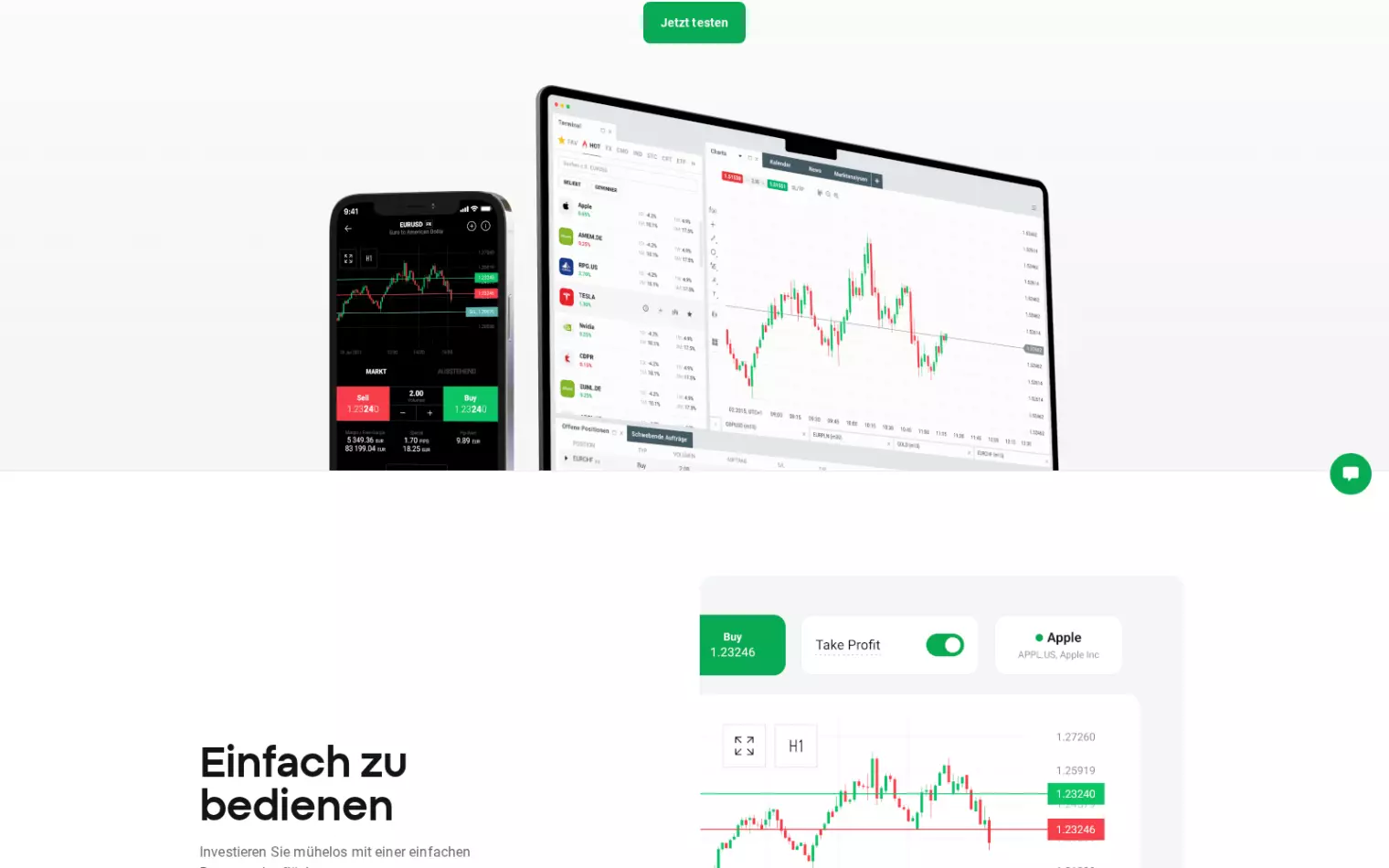 XTB xStation 5 – Handelsplattform mit Chart und Marktübersicht auf Desktop und in der mobilen App XTB xStation 5 – Handelsplattform mit Chart und Marktübersicht auf Desktop und in der mobilen App