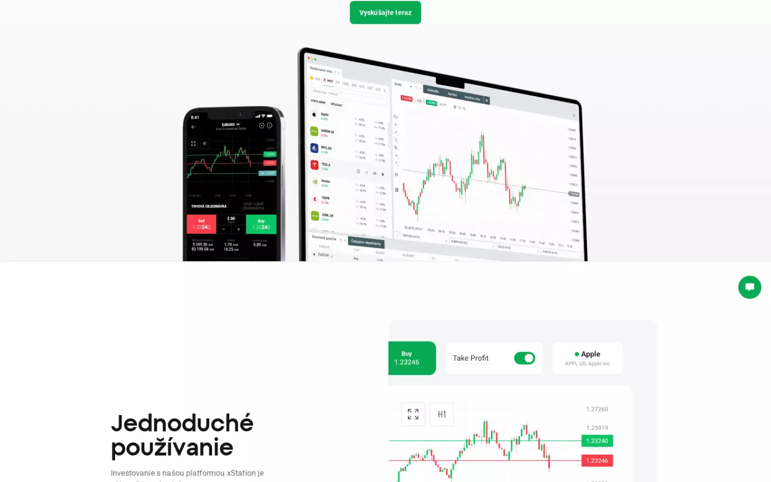 XTB xStation 5 – obchodná platforma s grafom a prehľadom trhov na desktope aj v mobilnej aplikácii XTB xStation 5 – obchodná platforma s grafom a prehľadom trhov na desktope aj v mobilnej aplikácii