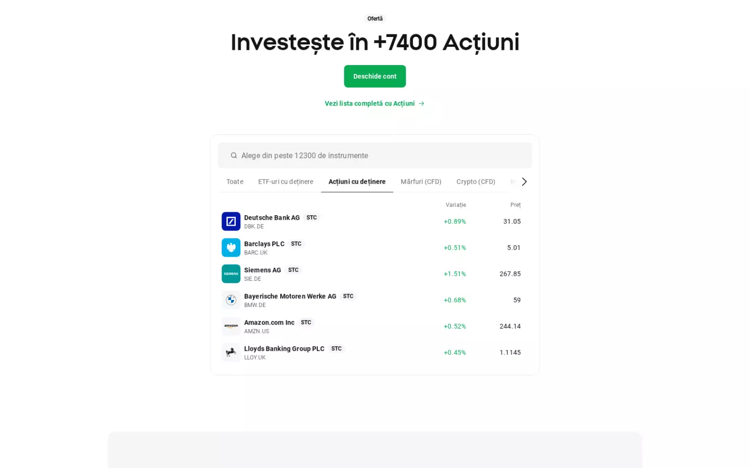 Acțiuni și ETF-uri XTB – ofertă de acțiuni și fonduri ETF cu exemple de instrumente și prețuri Acțiuni și ETF-uri XTB – ofertă de acțiuni și fonduri ETF cu exemple de instrumente și prețuri