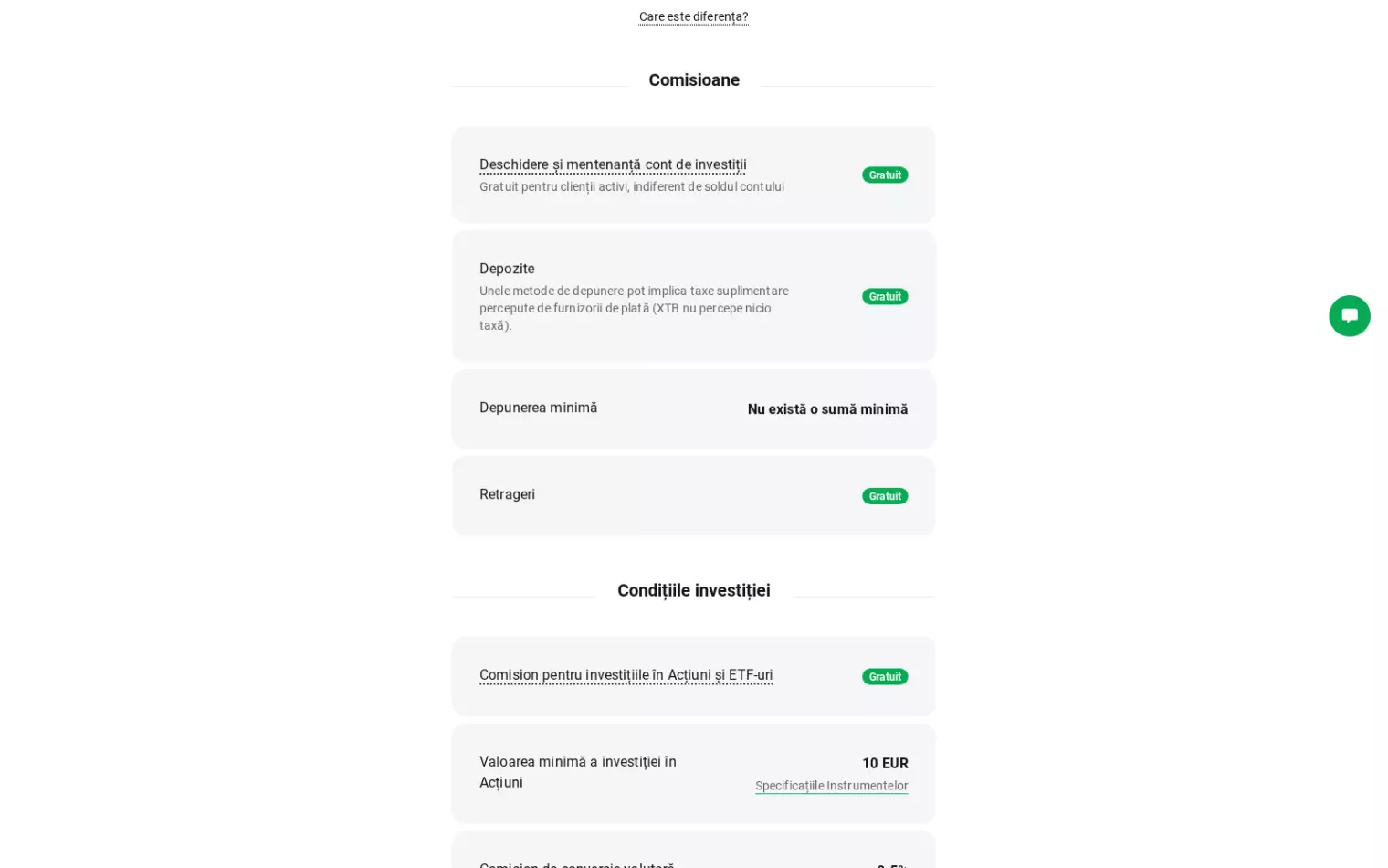 Comisioane XTB – prezentare a costurilor de administrare cont, depuneri, retrageri și depozit minim Comisioane XTB – prezentare a costurilor de administrare cont, depuneri, retrageri și depozit minim