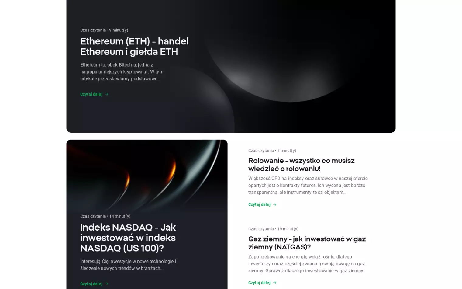 Edukacja XTB – karty kursów i artykułów o inwestowaniu i tradingu Edukacja XTB – karty kursów i artykułów o inwestowaniu i tradingu