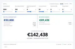 Compound interest calculator — investment growth