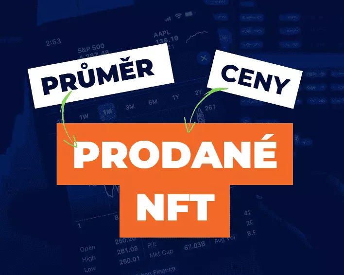 Průměrná cena prodaných NFT
