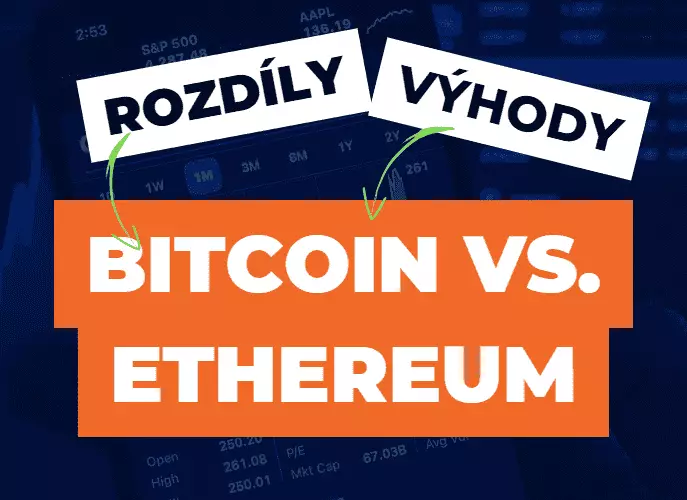 Co je lepší Bitcoin nebo Ethereum? 1 a 2 na trhu kryptoměn