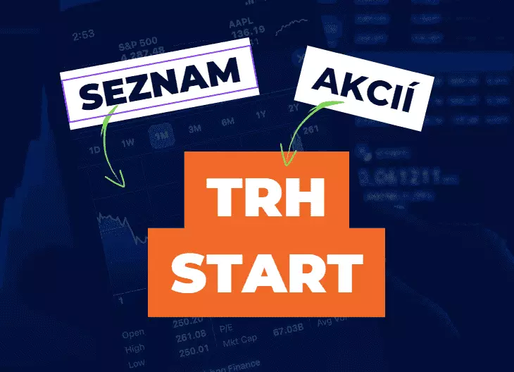 Trh START pražské burzy: Seznam akcií