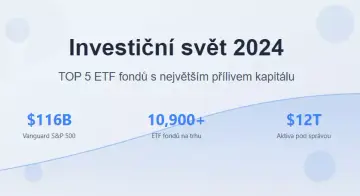 5 ETF do kterých investoři vkládají nejvíce peněz