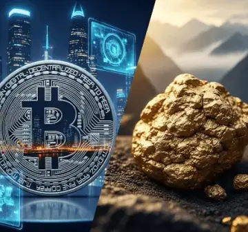 Srovnaní Bitcoin vs. Zlato: Tradiční investice nebo sázka na 21. století?
