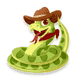 Cowboy Snake (COWS) logo