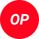 Optimism (OP) logo