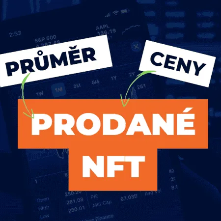 Průměrná cena prodaných NFT