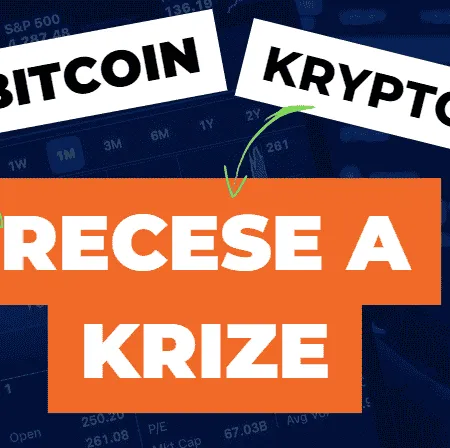 Má recese vliv na růst Bitcoinu a dalších kryptoměn?
