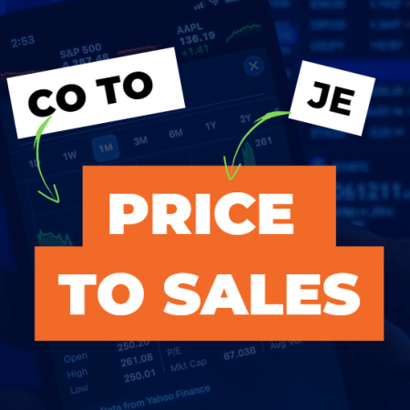 Ukazatel Price to Sales (PS): Poměr aktuální ceny a tržeb na akcii