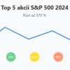 5 akcií v indexu S&P 500 s největším růstem v roce 2024