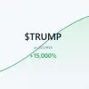 Prezident Donald Trump vypumpoval svůj memecoin na krypto plese