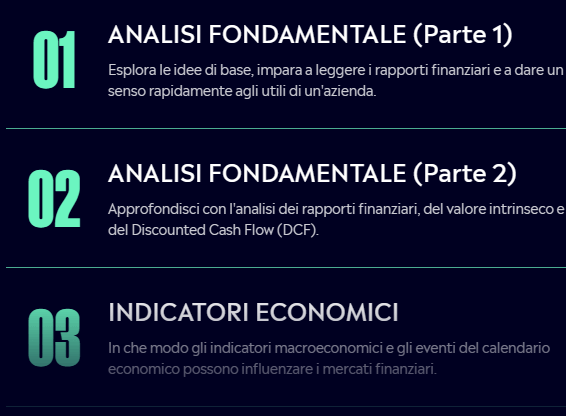 Anteprima del corso di trading di eToro