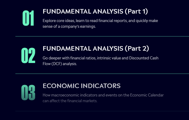 Preview of the eToro trading course