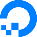 The company logo of DigitalOcean