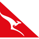 The company logo of Qantas Airways